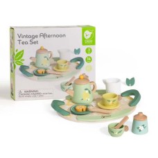 Vintage Afternoon Tea Set Wooden – Classic World 